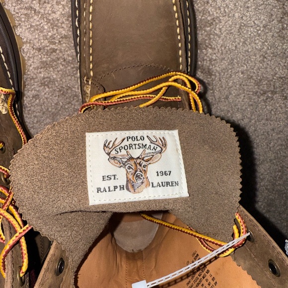 Polo by Ralph Lauren Logan Leather & Plaid Wool Boot - Picture 6 of 6